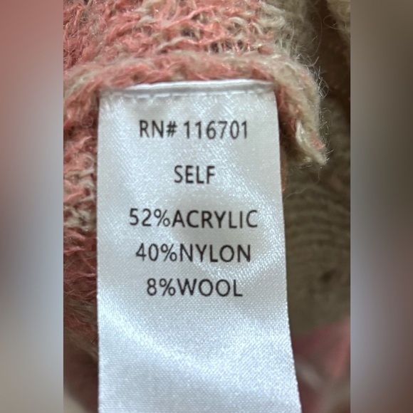 Karlie Distressed Oversized Ripped Floral Desigm Lightweight Sweater Medium - Picture 6 of 7